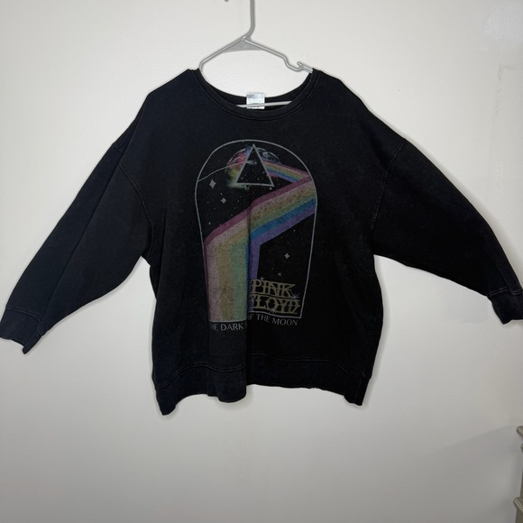Pink Floyd Tops - Pink Floyd Dark Side Of The Moon Graphic Sweatshirt Size 3XL